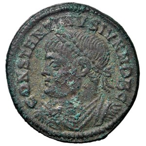Roman coins Empire - Costantino II (337-350) Follis (Arelate) Busto dia...