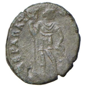 Roman coins Empire - Procopio (365-366) AE (Costantinopoli) Busto diade...