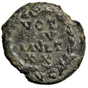 Roman coins Empire - Graziano (367-385) AE 4 (Lugdunum) Busto diademato...