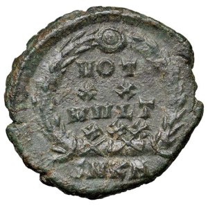 Roman coins Empire - Graziano (367-385) AE 4 (Kyzicus) Busto diademato ...