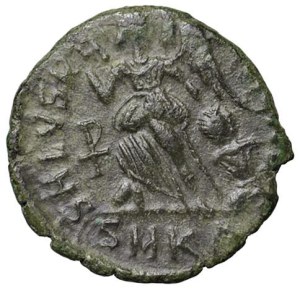 Roman coins Empire - Valentinian II (375-392) AE 4 (Kyzicus) Bust dia...