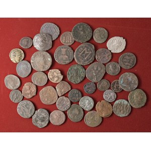 Roman coins Empire - Lotto di monete come da foto...
