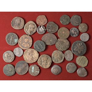 Roman coins Empire - Lotto di monete come da foto...