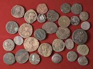 Roman coins Empire - Lot of coins as pictured...