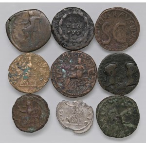 Roman coins Empire - Lotto di monete come da foto...