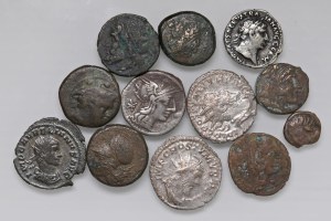 Roman coins Empire - Lot of coins as pictured...
