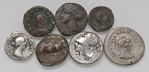 Roman coins Empire - Lot of coins as pictured...