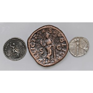 Roman coins Empire - Lotto di tre falsi da studio - FAKES...