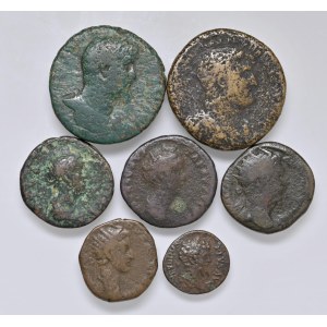 Roman coins Empire - Lotto di sette bronzi. Da esaminare. Non si accett...