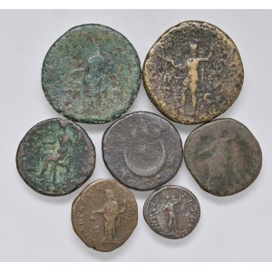 Roman coins Empire - Lotto di sette bronzi. Da esaminare. Non si accett...