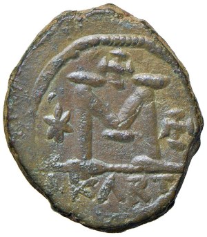 Byzantine coins - BISANZIOJustinian I (527-565) Follis (Carthage)...