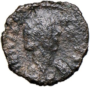 Byzantine coins - BISANZIO Justinian I (527-565) Half follis (Sal...