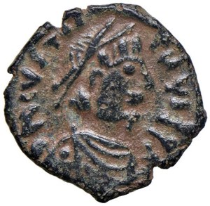 Byzantine coins - BISANZIO Justinian I (527-565) Pentanummo (Antio...
