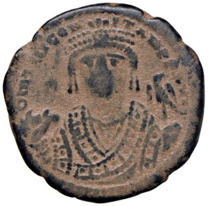 Byzantine coins - BISANZIO Maurizio Tiberio (582-602) Follis (Antioc...