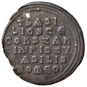 Byzantine coins - BISANZIO Basilio I (867-886) Miliaresion (Costanti...