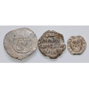 Byzantine coins - Lotto di tre piombi come da foto...