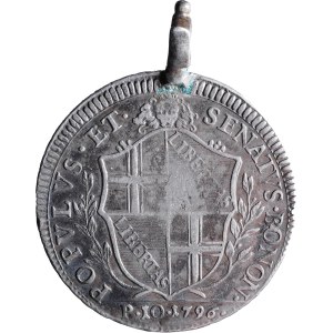 Italian coins - BOLOGNA Governo Popolare (1796-1797) Scudo 1796 - ...