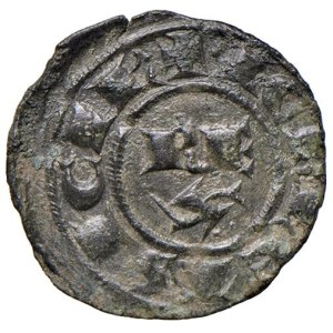 Italian coins - BRINDISI Corrado II (1254-1258) Denaro - MIR 308 (...