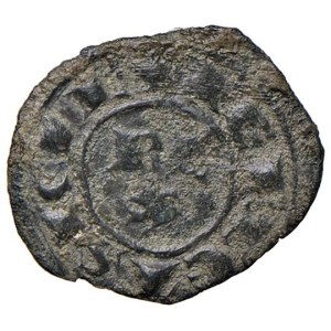 Italian coins - BRINDISI Corrado II (1254-1258) Denaro - MIR 308 (...