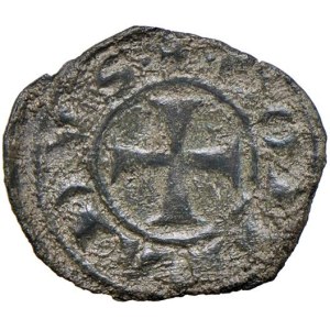Italian coins - BRINDISI Corrado II (1254-1258) Denaro - MIR 308 (...