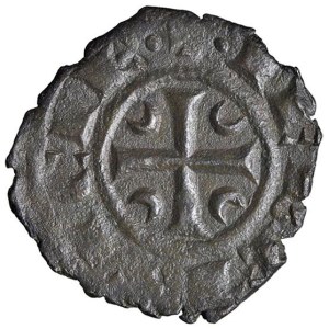 Italian coins - BRINDISI Corrado II (1254-1258) Denaro - MIR 322 M...