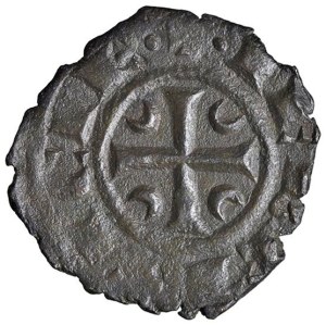 Italian coins - BRINDISI Conrad II (1254-1258) Denaro - MIR 322 M...