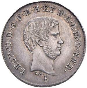 Italian coins - FLORENCE Leopold II (1824-1859) Paul 1845 - MIR 4...