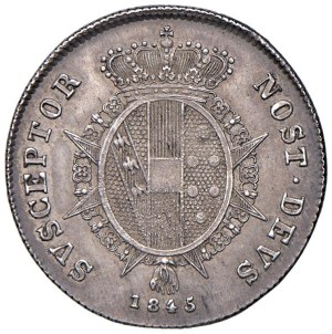 Italian coins - FLORENCE Leopold II (1824-1859) Paul 1845 - MIR 4...