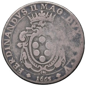 Italian coins - LIVORNO Ferdinand II (1621-1670) Half-piece of the...