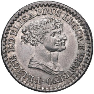 Italian coins - LUCCA Elisa Bonaparte e Felice Baciocchi (1805-181...