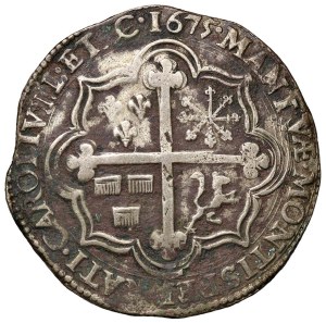 Italian coins - MANTOVA Ferdinand Charles (1669-1707) Scudo 1675 - ...