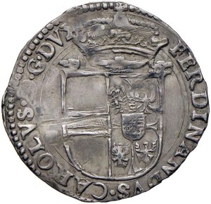 Italian coins - MANTOVA Ferdinand Charles (1669-1707) Quarto di scu...