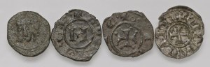 Italian coins - MESSINA Lot of four coins of Swabian age and no...