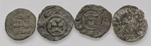 Italian coins - MESSINA Lot of four coins of Swabian age and no...