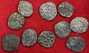 Italian coins - MESSINA Lot of ten denarii to be graded. Not.