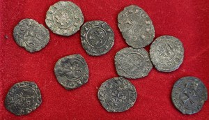 Italian coins - MESSINA Lot of ten denarii to be graded. Not.