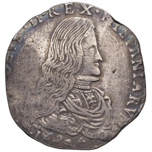 Italian coins - MILANO Carlo II (1675-1700) Filippo 1694 - MIR 387...