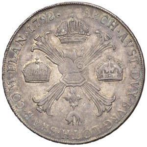 Italian coins - MILANO Leopoldo II (1790-1792) Crocione 1792 - MIR...