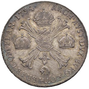 Italian coins - MILANO Francesco II (1792-1796) Crocione 1794 - MI...