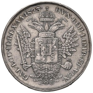 Italian coins - MILAN Francis I (1815-1835) New shield of 6 li...