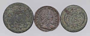 Italian coins - MODENA Lot of three coins as pictured...