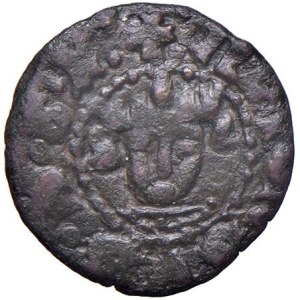Italian coins - NAPOLI Alfonso I d'Aragona (1442-1458) Denaro - MI...