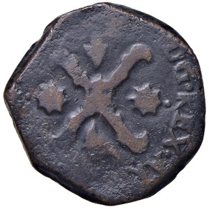 Italian coins - NAPLES Philip III (1598-1621) Tornese 1599 - Magl...