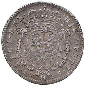 Italian coins - NAPLES Charles VI (1711-1734) TarÃ¬ 1715 - Magliocca...