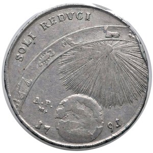 Italian coins - NAPOLI Ferdinando IV (1759-1816) Piastra 1791 P so...