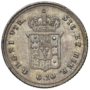 Italian coins - NAPOLI Ferdinando II (1830-1859) Carlino 1855 - Ma...