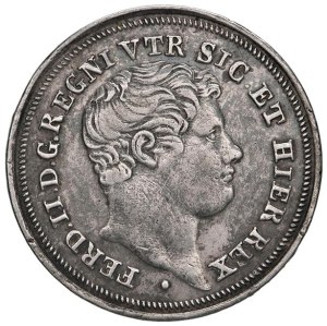 Italian coins - NAPLES Ferdinand II (1830-1859) 5 Grana 1845 the 4...