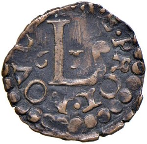 Italian coins - NOVELLARA Alfonso II Gonzaga (1644-1678) Quattrino...