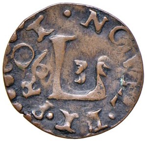 Italian coins - NOVELLARA Alfonso II Gonzaga (1644-1678) Quattrino...