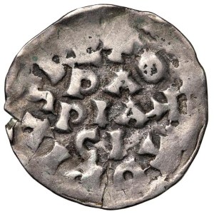 Italian coins - PAVIA Ottone I e II (962-967) Denaro variante PAPI...